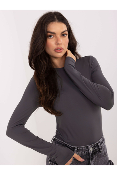 Sublevel Bluza Dama, Sublevel, Poliamida, Maneca lunga, Grafit, model D12099M...