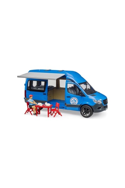 Bruder MB Sprinter Karavan Aksesuarlar ve Sürücüsü 02684