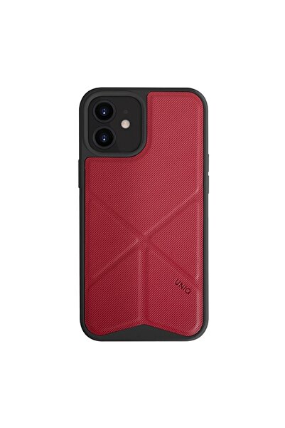 Uniq Case Uniq Transforma Husă cu suport MagSafe pentru iPhone 12 Mini - Roșu