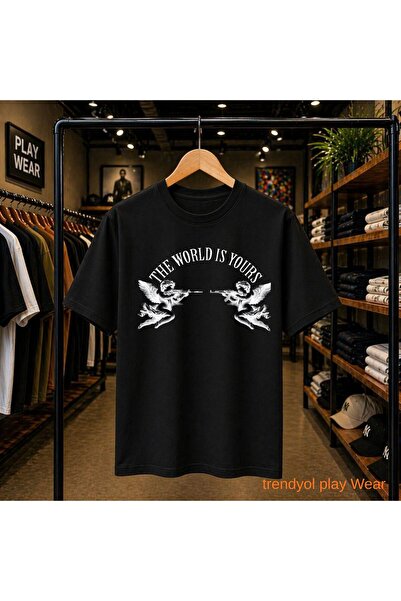 playwear Το The World Is Yours είναι μια μπλούζα με στάμπα, 100% βαμβακερή, σ...