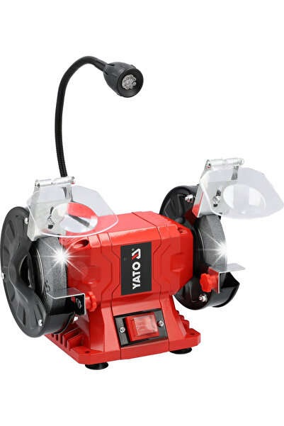 yato Polizor de masă cu două discuri pentru șlefuire 150W 125x12,7mm dublă