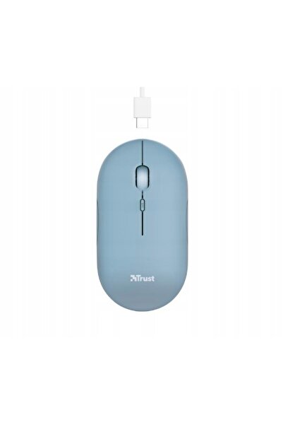 Trust 2 x Mouse Wireless Reîncărcabil cu Acumulator, Tip Puck Plat, Bluetooth