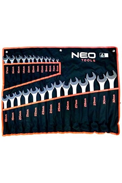 NEO Tools Set de chei fixe cu ochi 6-32 mm, 26 bucăți. w Płachcie Komplet