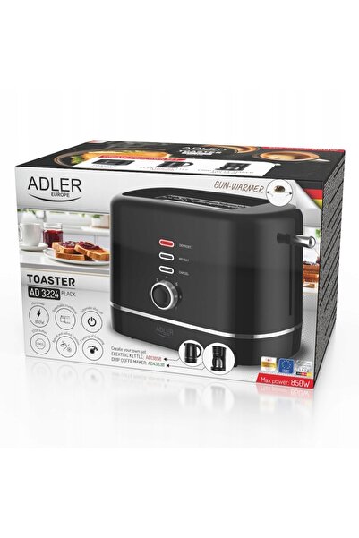 adler Toster electric, 7 niveluri de prăjire, dezghețare |   AD3224