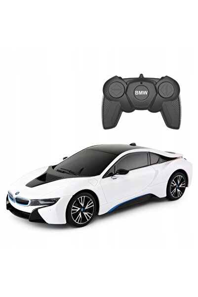 Rastar Mașină teleghidată R/C BMW i8 albă 1:18 + telecomandă