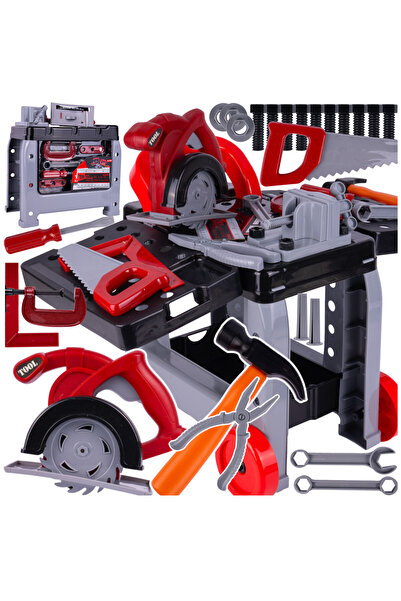 Stator ATELIER PENTRU COPII, SET DE MECHANIC, IMADŁO + Unelte Mecanic Mic