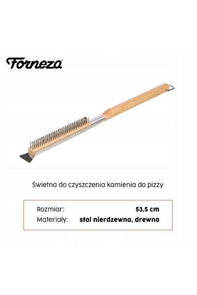 NO BRAND Perie pentru piatră de pizza Forneza - menține-ți piatra curată