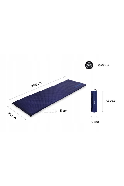 Spokey Saltea de dormit autocolantă pentru camping și turism, sub cort, 200x6...