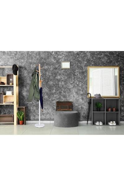 Gockowiak CĂTARĂ METALĂ PENTRU Haine STAND MODERN SCANDINAVIAN PODEA ALB