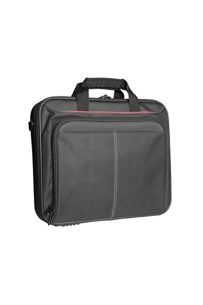 Tracer Geantă pentru laptop Balance 15,6 neagră cu mâner și buzunar pentru ac...