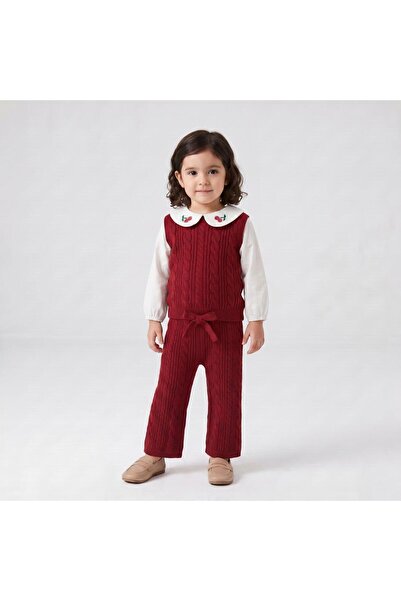 BİLGEN Style Tricotaje pentru fete, guler pentru bebeluși, pulover brodat cu ...
