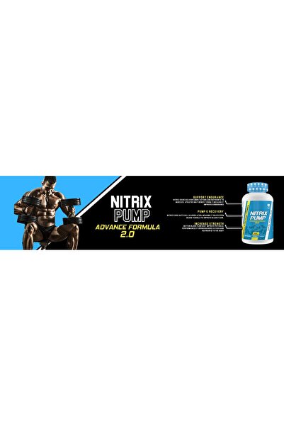 Muscle Rulz NITRIX PUMP Arjinin Agmatine sulfate Citrulline Malate Ginseng Gu...