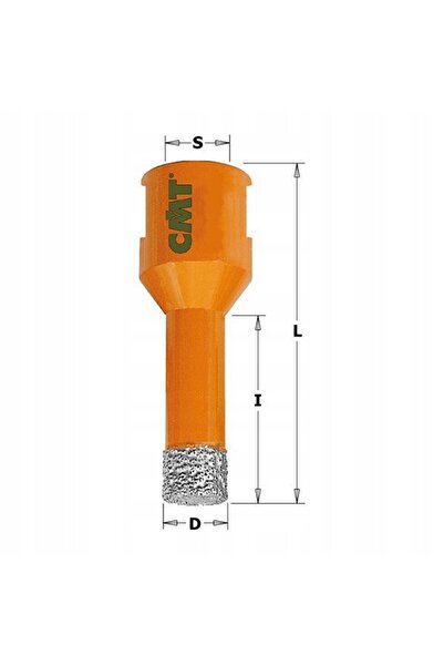 CMT Burghiu D=25 I=40 L=60 S=M14 pentru lucrări uscate în piatră