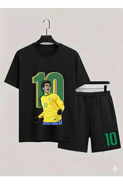 MAGORS Kaka Leite Printed 100% Cotton Crewneck Children's T-Shirt-Shorts Two-...