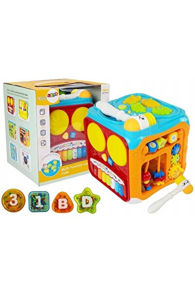 LeanToys Cub educativ de sortare pentru bebeluși cu sunet
