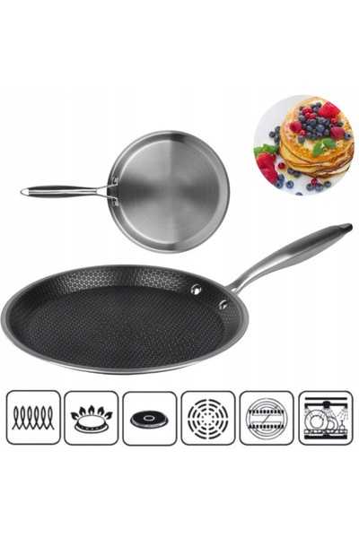 Brunbeste Tigaie din oțel pentru clătite 24cm cu strat de miere de fagure 5546