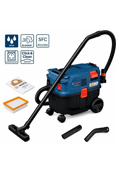 Bosch GAS 12-25 LS 1200 W Islak Kuru L Sınıfı Elektrik Süpürgesi 06019S3100