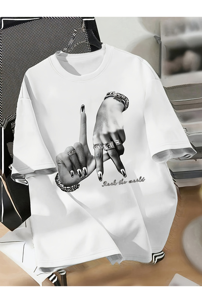 121 100% Cotton Short Sleeve Women's Shirt / Loose Design / Summer Shirt / Pr...