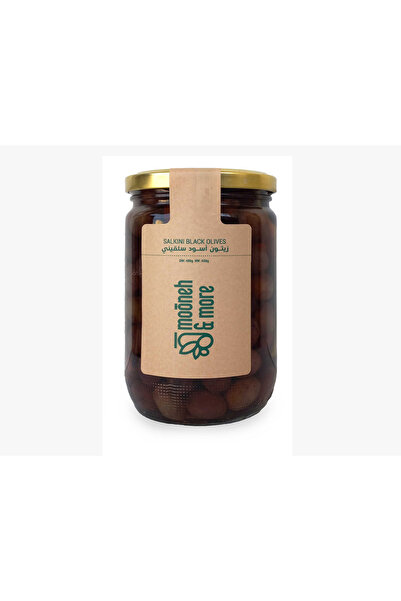 Mooneh & More Salkini Black Olives (650g)