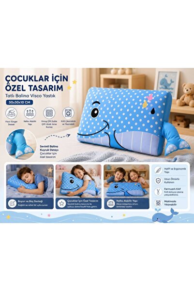 Eve Tekstil SLATKI VISKOZNI JASTUK U OBLIKU KITA