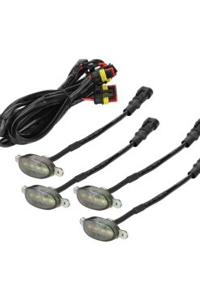 OEM Φώτα Προειδοποίησης Αυτοκινήτου 16W 12V Ψυχρό Λευκό Σετ 4 τεμαχίων