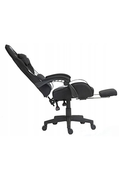 COBRA Fotel Player 5.0 CRF52 Negru-alb + suport pentru picioare