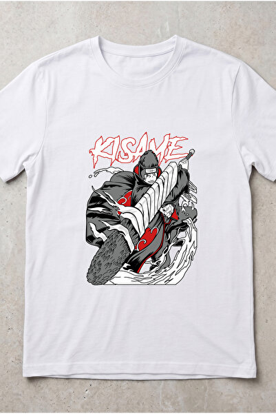 Silkensoul Naruto Kisame Hoshigaki Anime Printed Standard Cut Unisex Tshirt