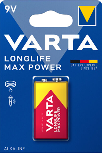 Varta Μπαταρία LongLife Max Power 9V - 6LR61 - 1 τεμάχιο