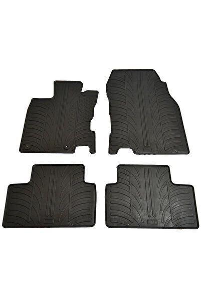 Gledring Covorase cauciuc Renault Kadjar 06.2015-, presuri culoare Negru, 4buc.