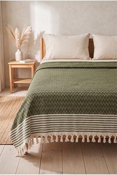 Lux Touch Milas 100% Cotton Double Bedspread & Pique |   200X230 cm |   Anti-...
