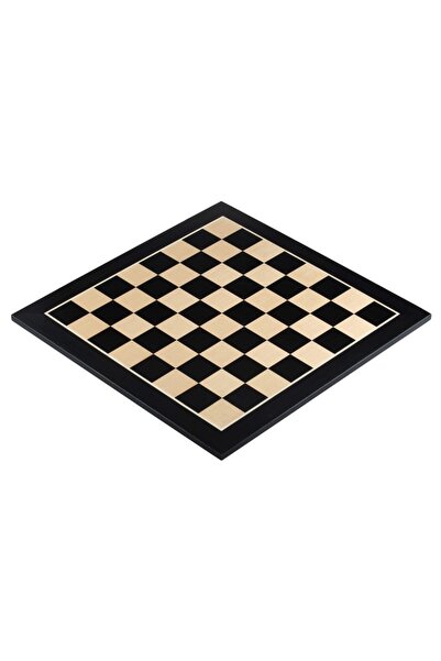 Sunrise Chess & Games Chessboard No. 4+ (no description) ebonized (marquetry)
