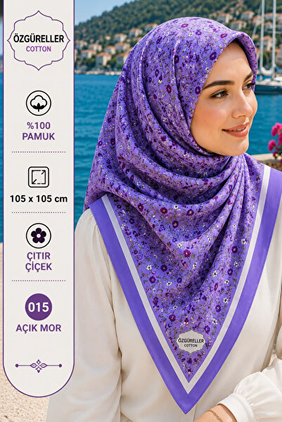 ÖZGÜRELLER Özgüreller, 105x105 cm Çıtır Desen Yazma , %100 Pamuklu Hediyelik ...