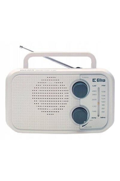 NO BRAND Radio ELTRA Dana 206 Analog Portable Alb