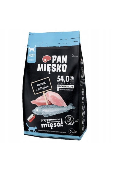 NO BRAND Hrana pentru pisici PAN MIĘSKO Pui cu pstrău 5 kg