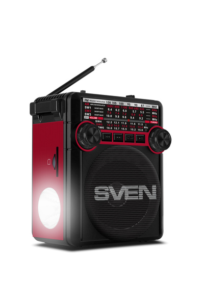 Sven Radio SRP-355 Negru-roșu