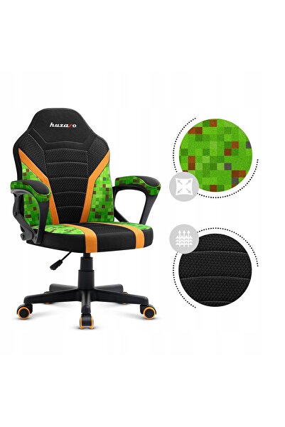Huzaro Fotel Ranger 1.0 Pixel Mesh Negru-verde