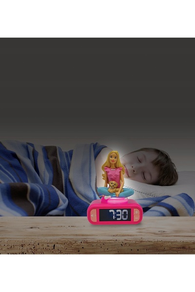 LEXIBOOK Ceas deșteptător cu lumină de noapte Barbie RL800BB