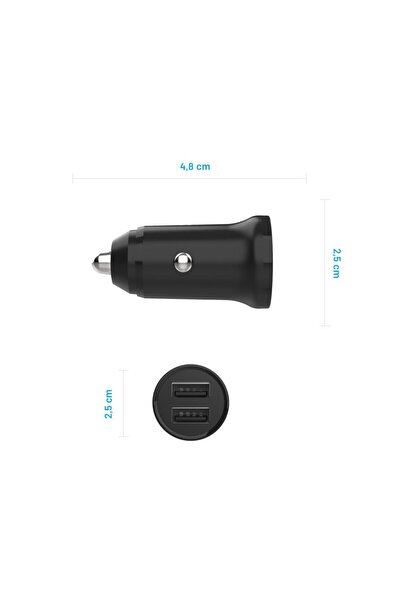 NO BRAND Încărcător auto FIXED FIXCC15N-2UL-BK 15W Negru