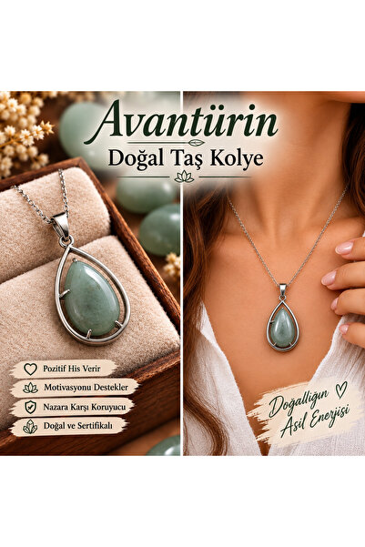 best bioenerji taş terapi Avantür's Damla Doğaltaş Necklace Is Certified.