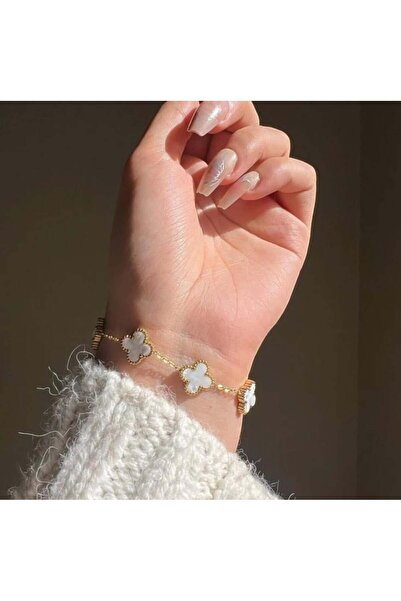 Glamour Galore Clover Bracelet in 304L Stainless Steel