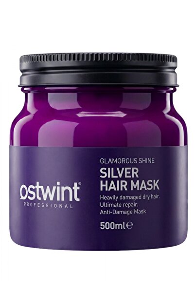Ostwint Silver Saç Bakım Maskesi 500 ml – Boyalı ve Doğal Saçlar İçin Renk Ko...
