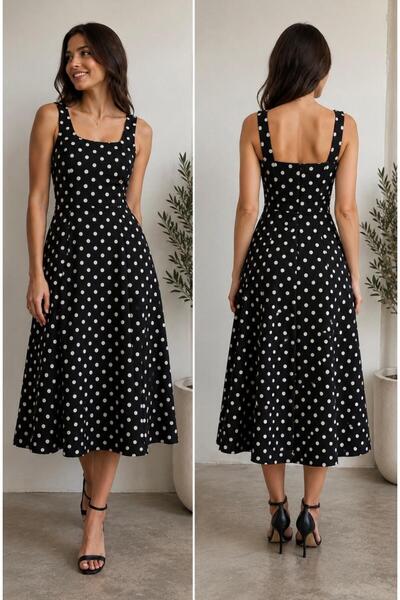 Larida Polka Dot Dress