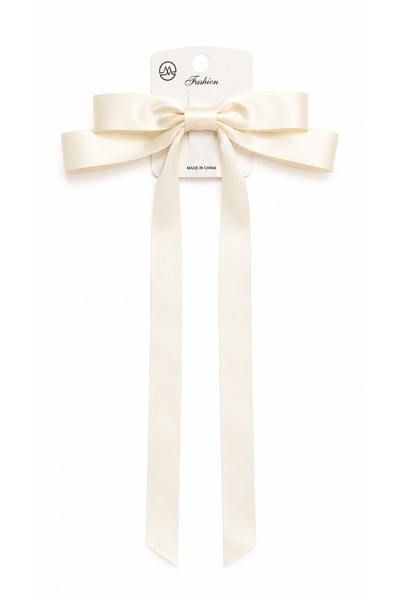 Marka Big Ribbon Automatic Buckle Cream