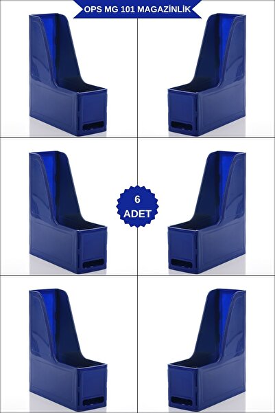 Ops Mg 101 Magazine Holder Set of 6 A4 Disassembled Plastic Vertical Folder A...