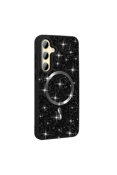 Casetify Galaxy S25 FE Kılıf Simli Pırlanta Taşlı MagSafe Kamera Yükseltili S...
