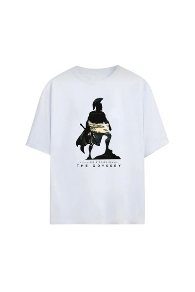 Grafftee Clothing تي شيرت بتصميم مطبوع كبير الحجم للجنسين من The Odyssey |   ...