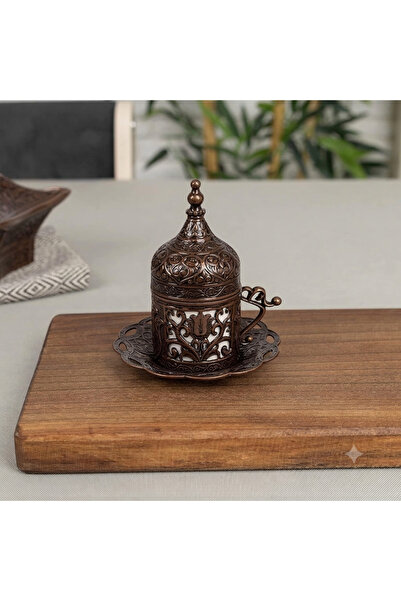 E orient Luxurious Ottoman Covered Turkish Coffee Cup – Metal Embellished Por...