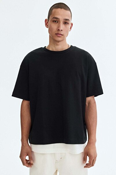 H&M Loose Fit Interlock T-shirt