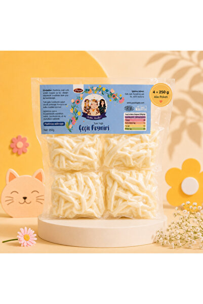 ÜRETEN ANNELER TAM YAĞLI ÇEÇİL PEYNİRİ 1 KG