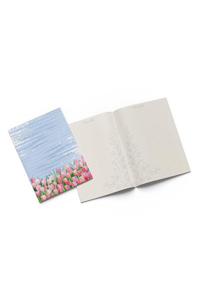 riyaz Blue - Set of 3 Notebooks, 14X21 Cm, A5 Size, Lined